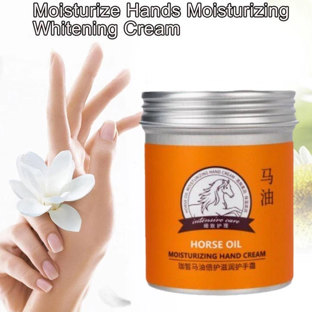 80g Horse Oil Hand Foot Cream Moisturizes and Heals Dry Cracked Skin
