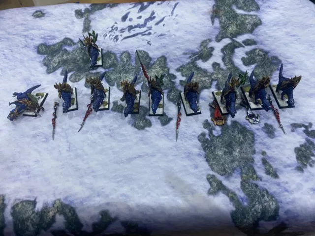 dark elves cold one knights and malus darkblade Warhammer old world