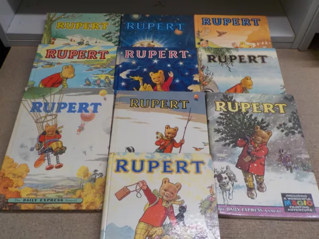 Rupert Bear Annuals Vintage 18 Books ID5059 3