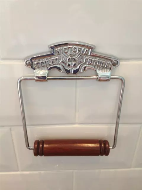 Vintage Victoria Antique Style Chrome Brass Or Black Toilet Roll Holder Bathroom