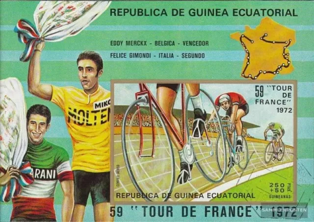 Äquatorial-Guinea Block73 (kompl.Ausg.) gestempelt 1973 Tour de France