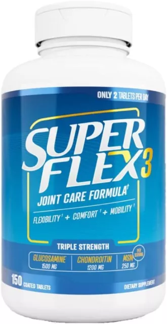 Newton Everett SUPERFLEX-3 (Glucosamina, Condroitina e MSM), 150 compresse