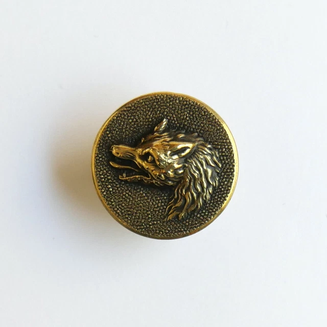Bouton ancien - Vènerie - Sanglier - Poulpiquet - 25 mm