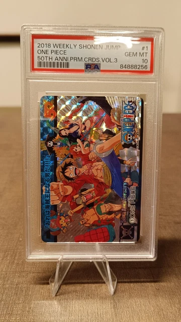 Shonen Jump 50th anniversary Premium Carddass volume 3 One Piece GEM MINT PSA 10