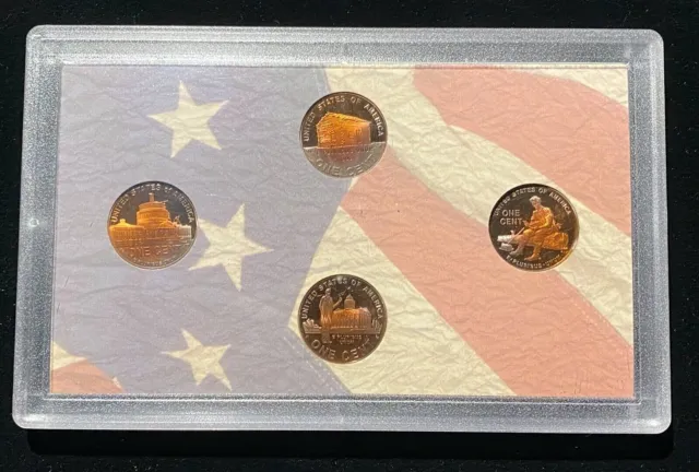 2009 S Lincoln One Cent Bicentennial Proof Set Toned - Toning - Nice!