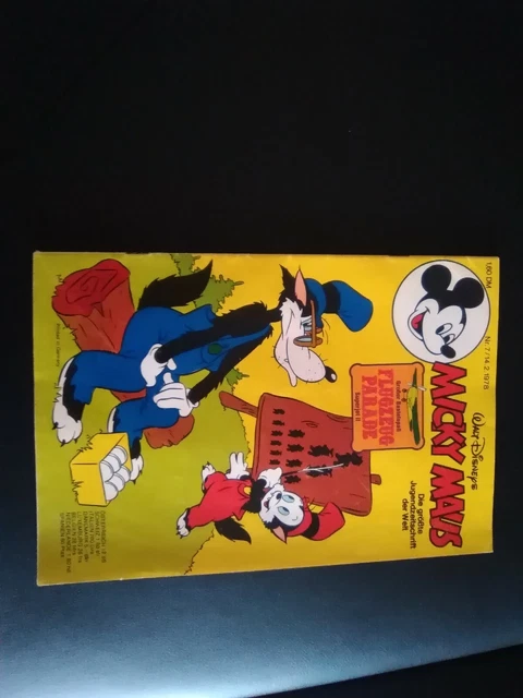 Micky Maus Nr. 7 / 14.02.1978 mit Beilage und Schnipp / sehr guter Zustand 
