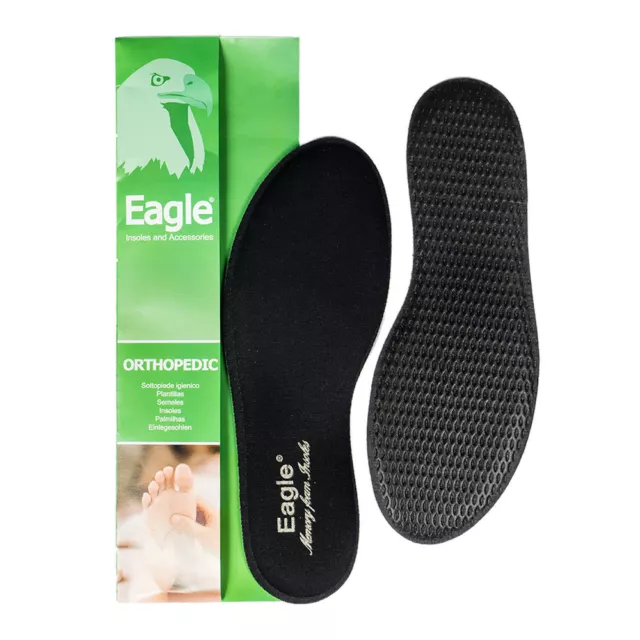 SOLETTE DA SCARPE IN MEMORY FOAM AMMORTIZZANTI - MAI PIù DOLORE AI PIEDI - EAGLE