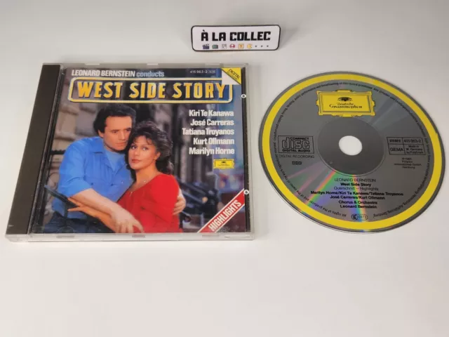 Album CD - West Side Story Highlights OST - Leonard Bernstein - 1985 Soundtrack