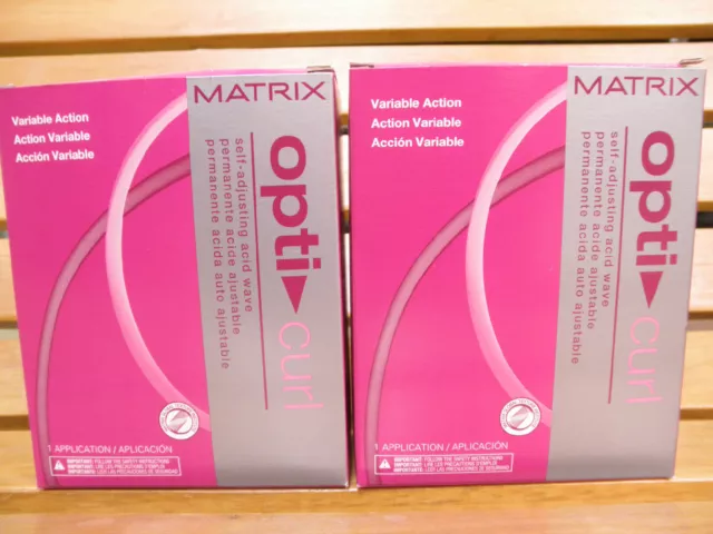 TWO MATRIX Opti Curl Variable Action Self-Adjusting Acid Wave Perm NEW!