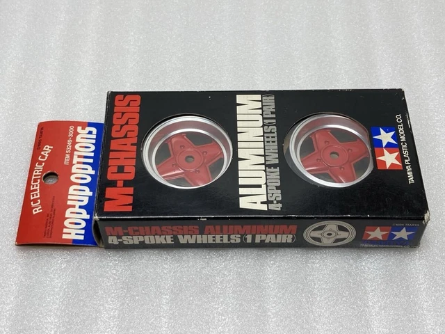 TAMIYA M-CHASSIS 4-SPOKE Aluminum Wheels 53249 Pop-up Opti…