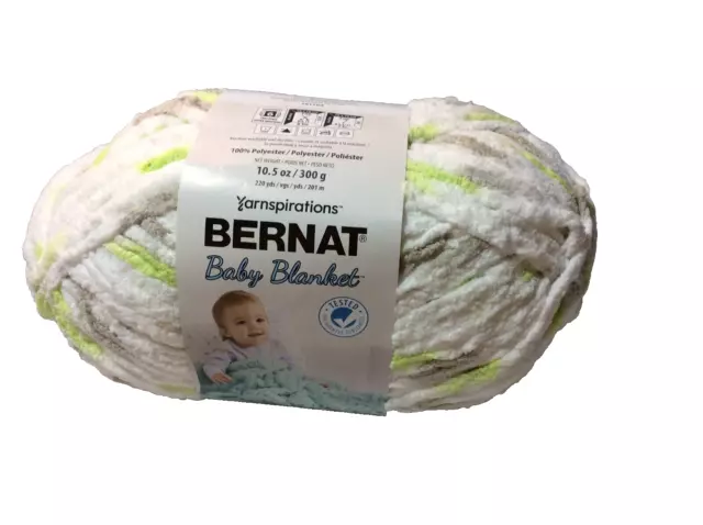Yarnspirations Bernat Blanket Yarn 10.5oz Seafoam Multicolored
