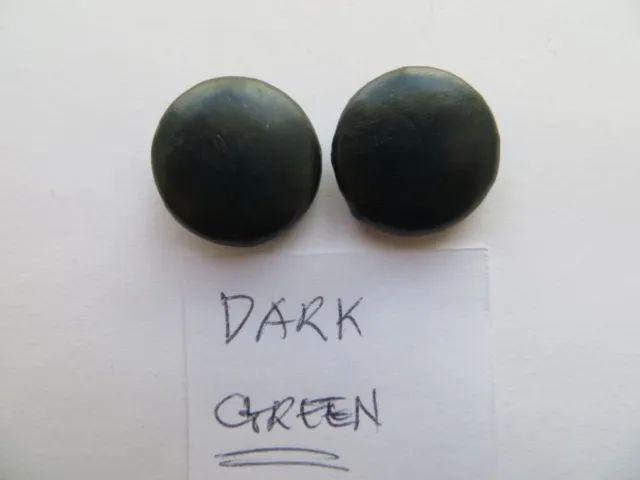 1950s Vintage Sm Hawthorn Green Leatherette Dress Craft Replacement Buttons-20mm