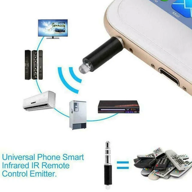Universal 3.5Mm Wireless Infrared Transmitter Remote Control IR For Phone