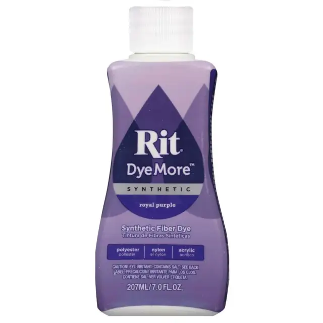RIT DyeMore Synthetic Fabric Dye - Liquid - 207ml Royal Purple