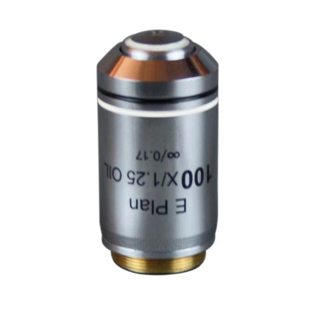 MEDICAL COMPOUND MICROSCOPE 100x Oil DIN E Plan INFINITY RMS Objective