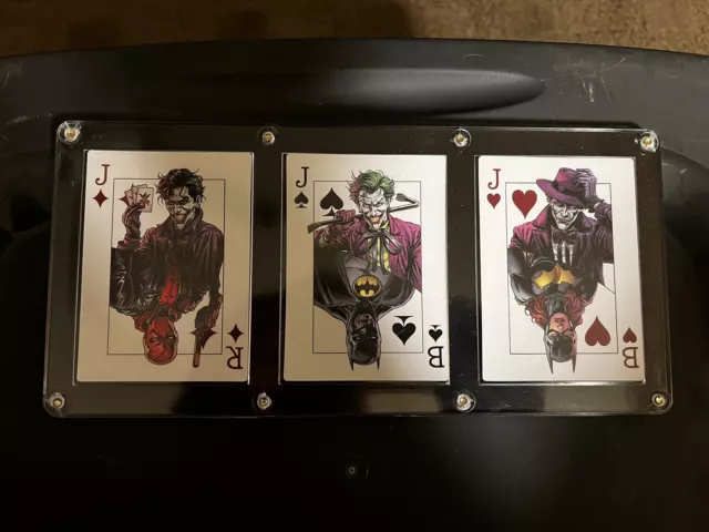 BATMAN / JOKER - DC Comics Three Jokers Playing Card Promo - Complete Set Of 3