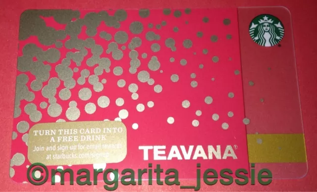 Starbucks Us Gift Card "Teavana" 2015 New No Value 48 Cards Collection 6113 Xmas