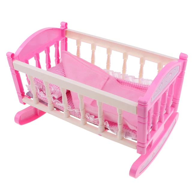 29x20cm Letto per bambole Reborn Culla Baby Doll Culla Accs per 9-11" Baby"