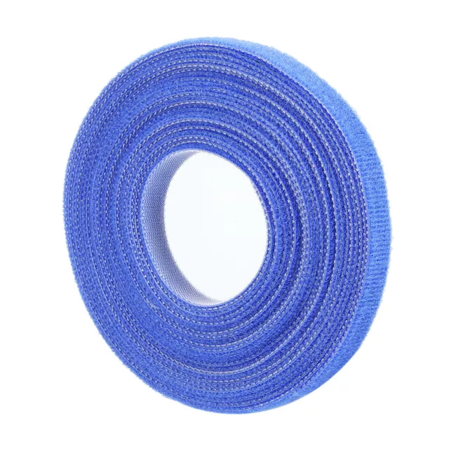 Réutilisable Câble Attaches 5 M 10mm Cordon Enveloppes Bleu Attacher Bureau