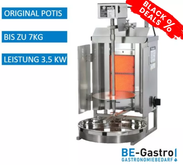 POTIS GD1-S Dönergerät Gyrosgerät Dönergrill Gyrosgrill Döner Gyros Grill Kebab