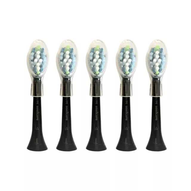5 cabezales de cepillo Philips DiamondClean AdaptiveClean | HX9045 | negros | sin caja