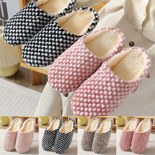 Scarpe pantofole pratiche casa quotidiana casa interna peluche morbide