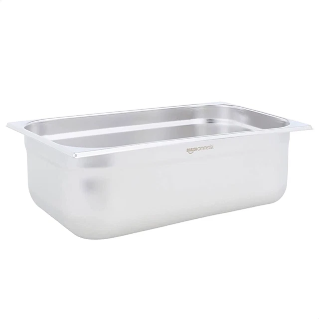 EDELSTAHL GASTRONOMORM PFANNE VOLLE GRÖSSE 150 mm TIEFBEHÄLTER BAIN MARIE DAMPFER