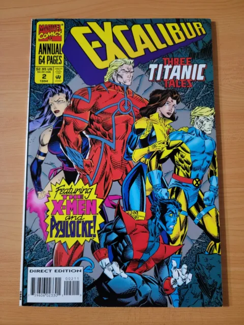 Excalibur Annual #2 Direct Market Edition ~ NEAR MINT NM ~ 1994 Marvel Comics