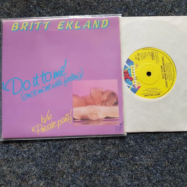 BRITT EKLAND - Do it to me UK 7'' Single GATEFOLD COVER EUR 18,99 ...
