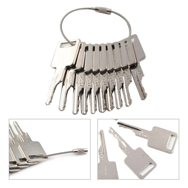 10 Pcs New D250 A77313 Ignition Keys 6693241 6709527 For Bobcat