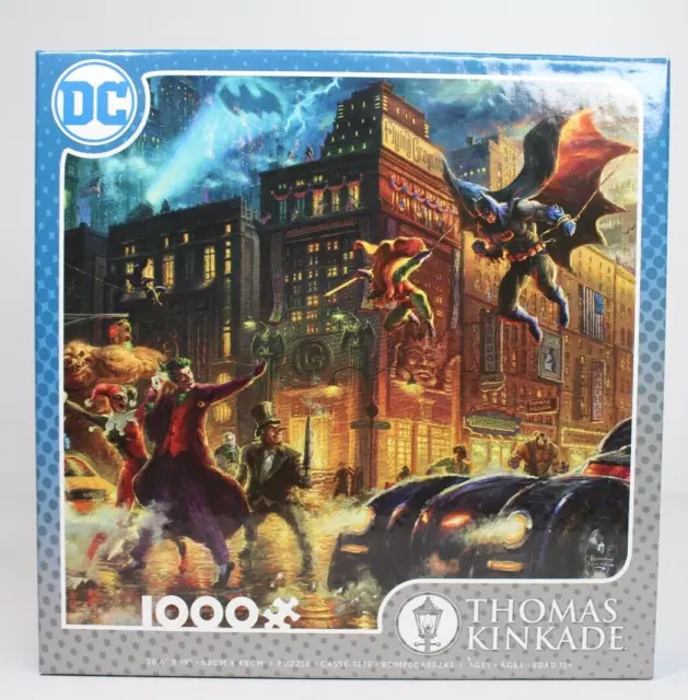 Thomas Kinkade DC Superhero 1000 piece Jigsaw puzzle New and Sealed by Ceaco