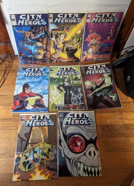 City Of Heroes Comic Books Top Cow Blue King 2 3 4 5 8 9 10 11