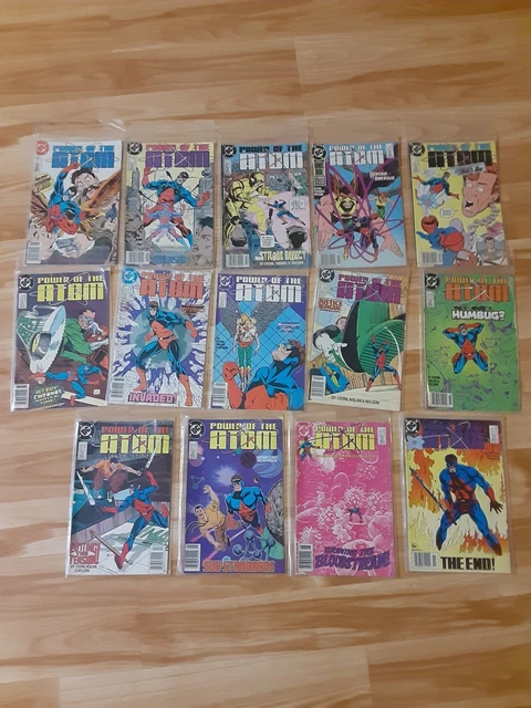 DC Power of the Atom 1 2 3 4 5 6 7 8 9 10 11 12 13 18 comic lot 1988