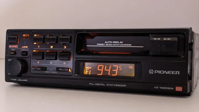 Pioneer Autoradio KE-1020 SDK Oldschool Tape Car Radio FM Tuner - Made in Japan