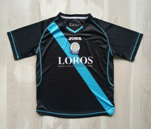 Leicester City Jersey Away football shirt 2009 - 2010 Black Joma Trikot Young XL