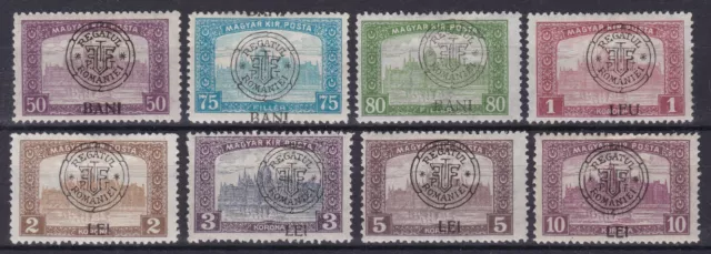 ROMANIA 1919  Mi 37/44 I OVP CLUJ  Unused