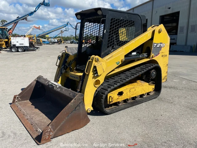 2017 Yanmar T210 Skid Steer Track Loader Crawler Tractor 2-Speed Aux Hyd bidadoo