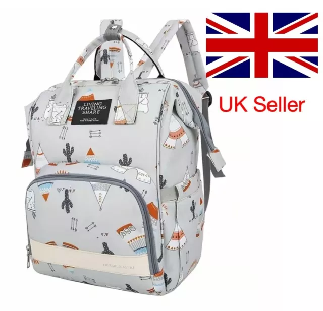 Large Nappy Baby Pram Multifunctional Hospital Bag Backpack For Mum and Dad