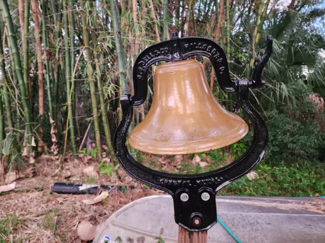 1890 Antique Crystal Metal C.S. Bell POWDER COATED for another 130 years