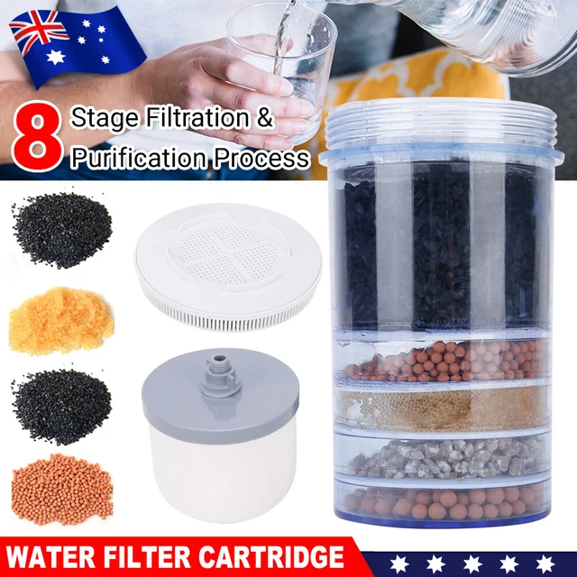 8 STAGE WATER Filter Cartridge Cooler Purifier System Set Carbon ...