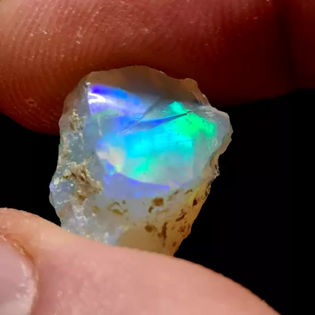 Rough Welo Opal - 6.05ct Natural Rough Uncut Gemstone Bright Colour