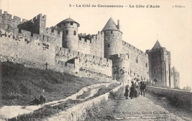 CPA-la Cité de Carcassonne la côte d'Aude