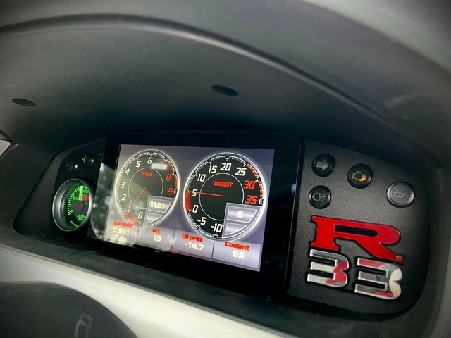 Nissan Skyline R33 dash badge GTS GTS-T GTR GT-R GTT GT-T GTST dashboard