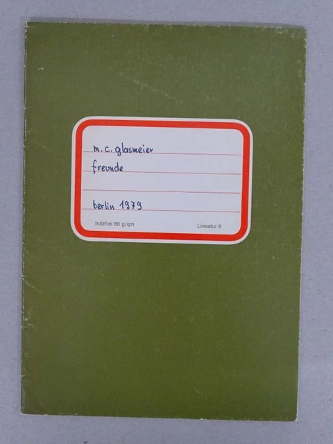 8 Werke Michael Glasmeier - Walfang Lyrik Gedicht Pontomoro Freunde Kunst - 1980 2