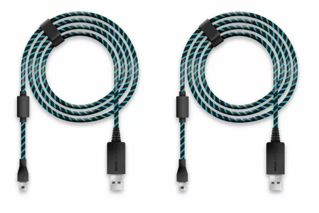 Lioncast pour PS5 4m 2x câbles de charge rapide pour Sony