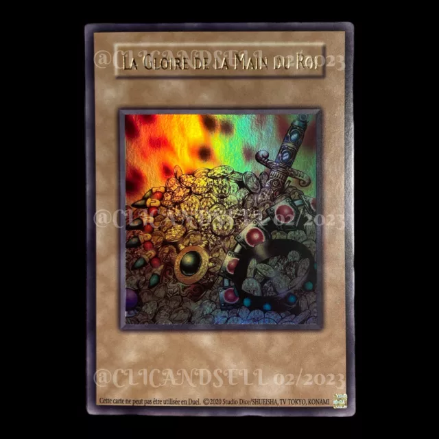 carte YU-GI-OH YGLD-FRT01 La Gloire de la Main du Roi 2ED  NEUF FR