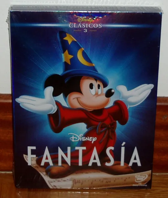 Fantasia Clasico Disney  Nº 3 Dvd Nuevo Precintado Slipcover Animacion R2
