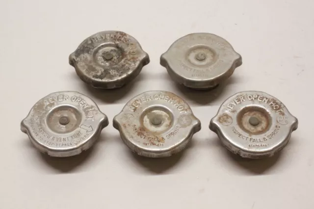 Lot/5 Corvette Chevelle Camaro GTO 442 15# AC Radiator Cap Small Ear RC-15
