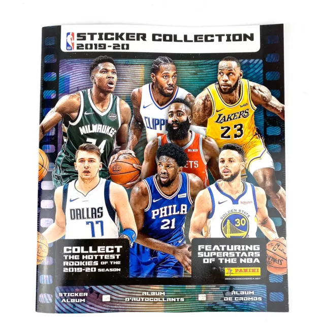 NBA Album 2019-2020 Panini NBA BASKETBALL Sticker NEW BOOKS No Stickers