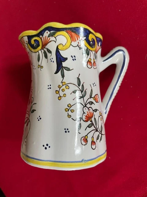 Hand Painted Pottery Jug